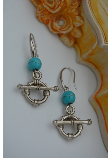 Stoneagejewellery Stoneage Özel Tasarim Küpe N11.88553 Gri