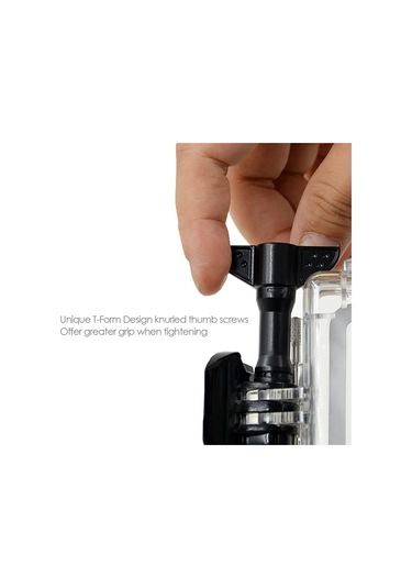 Vkemall Gopro Hero 5/6/7 İçin Su Geçirmez Ve Çarpma Dayanıklı Kasa - 45 Metre Derinlikte Kullanım