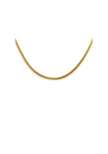 Gold Renk Çelik Kadın Snake Zincir (508194912)