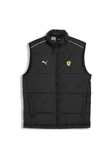 Puma Ferrari Race Mt7 Vest Erkek Ceket-siyah