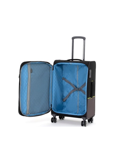 Pierre Cardin Ultra Light Hafif Lüx Kumaş Orta Boy Valiz Siyah 04pc8200 Siyah