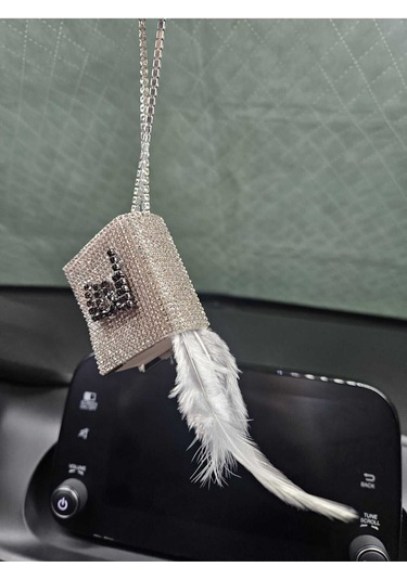 Gümüş Kuran Kerim Siyah Yazılı Gri Tüylü