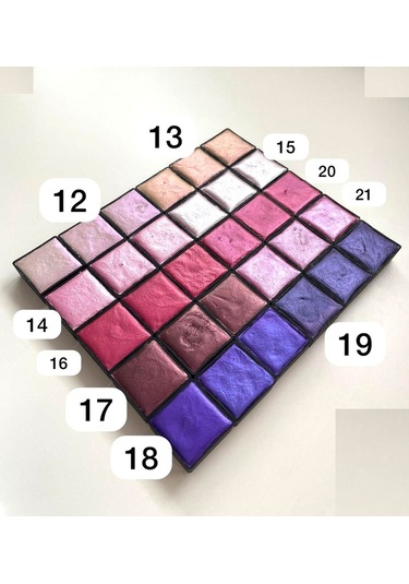 Metalik Yaldız Sulu Boya Seti, Mega Boy, El Yapımı, Profesyonel Sanatçı Boyası, 6 Renk-set:02 Çok Renkli