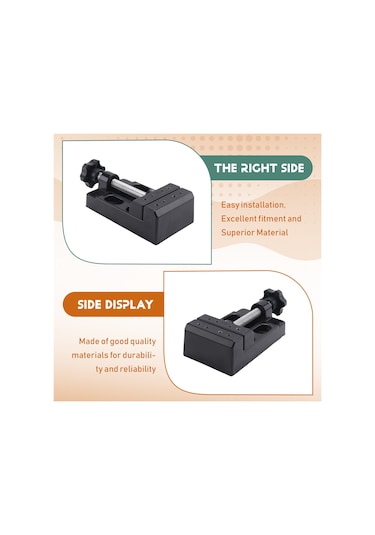 Xurunkeji Küçük Mengene Mini Düz Kelepçe Masa Çenesi Kendin Yap El Aletleri 13,5x6,5x3,6 Cm