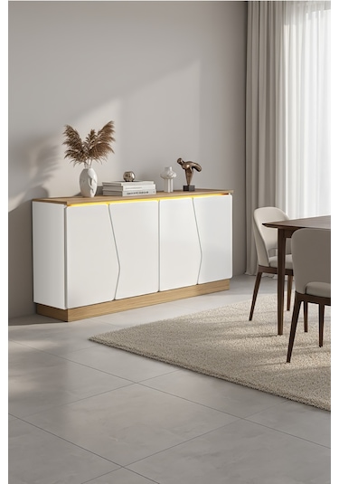 Bohem Konsol Mdf Kapak Altın