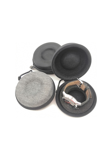 Dofolink Eva Nilon Sert Kasa Saat Çantası - Şok Ve Darbeye Dayanıklı, Taşınabilir Seyahat Ve İş Seyahatleri İçin, Zıplayıcı Kilitli, Siyah Siyah