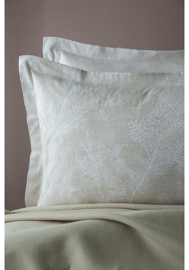 Tek Kişilik Tanya Bej Nevresimli Bambu Pike Takımı Bej