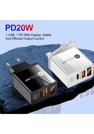 Zuidid 20W Pd + Usb Hızlı Şarj Led Göstergeli