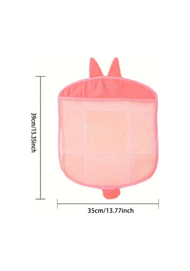 Zhanglei001 Gri Çocuk Banyo Oyuncak Filesi, Askılı Saklama Sepeti, Elektriksiz Gri