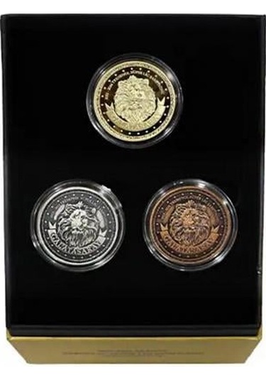 Agakulche Galatasaray 24. Şampiyonluk Gümüş Sikke Coin Para Seti