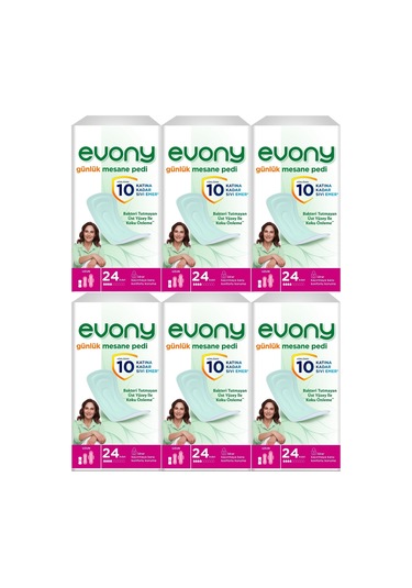 Evony Günlük Mesane Pedi Uzun 144 Adet (6Pk*24)