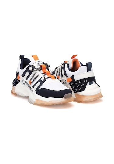 Dark Seer Ds Albers Beyaz Turuncu Erkek Sneaker Beyaz - Turuncu