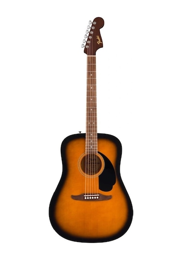 Fender California Debut Redondo Dreadnought Ceviz Klavye 2 Ton Sunburst Akustik Gitar