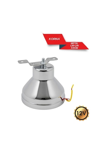 Çan Korna Çınçın Korna 12v Krom Renk Vatikan Çanı