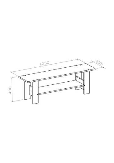 Lagomood Nero Tv Standı Beyaz