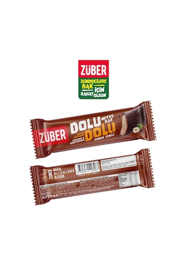 Züber Atıştırmalık Bar 8 Li Karma Paket / 4 Çeşit
