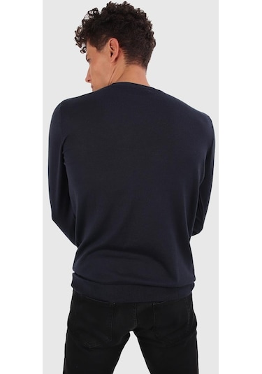 Alexandergardı Bisiklet Yaka Jakarli Kazak E20-511402 001