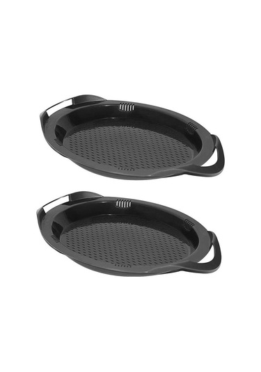 Xurunkeji Thermomix Varoma İçin 2 Adet Buharlı Tava, Delikli Delikli Buharlı Tepsi, Tm6 Tm5 Tm31 İçin Gri Siyah