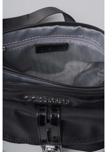 Ççs Kadın 17888 Omuz Çantası Siyah-bej Siyah - Bej