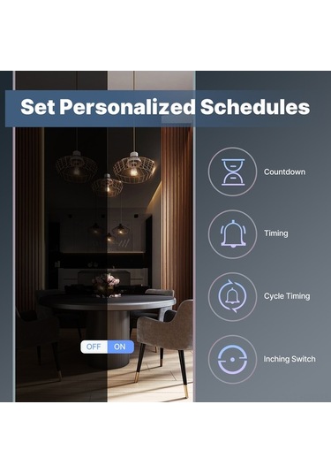 Besthome1 Tuya Akıllı Wi-fi Anahtar: Uzaktan, Zamanlayıcı, Sesle Kontrol, Ev Otomasyonu 1-gang