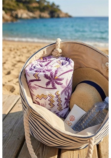 Plaj Havlusu 70 X 150 Breeze Mor