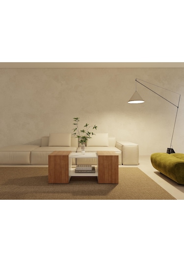 Lupo Orta Sehpa Marbellakiraz Beyaz Renk Beyaz