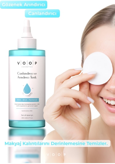 Voop Aha-Bha İçerikli Gözenek Sıkılaştırıcı Tonik 200 ML