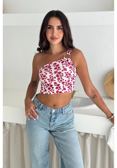 Asprin Fashion Tek Omuz Atlet Fuşya FUŞYA