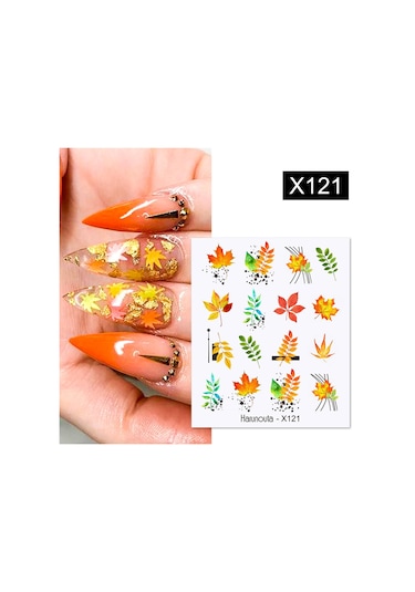 Su Transferli Nail Art Sticker X121 53013-21
