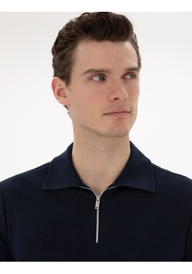 Pierre Cardin Erkek Lacivert Tişört 50302586-vr033 Lacivert