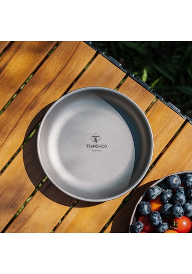 Dofolink Titanyum Piknik Tabagi 5.9 İnç - Ultra Hafif, Antibakteriyel, Yemek Lezzetini Koruyan, Dışarıda Taşınabilir Mutfak Gereci Çok Renkli