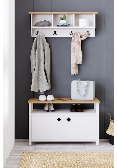 Remy Portmanto Sepet - Beyaz