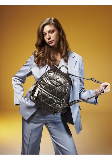 Pierre Cardin Kadın Sırt Çantası 05po25y80894-4-prs Metalik