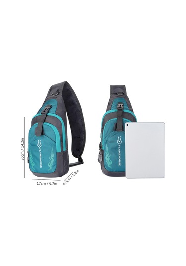 Erkekler İçin Şık Ve Dayanıklı Su Geçirmez Omuz Çantası - Pratik Ve Konforlu Günlük Kullanım Siyah