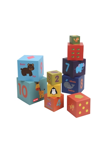 Rossie Kule Oyunu 10'Lu Içiçe Eğitici Küpler 95 CM