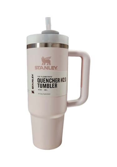 Stanley Quencher Pipetli Termos Bardak 1,18 Lt Açık Pembe