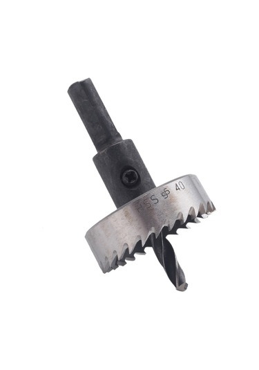 Sointeresting Delik Testeresi Dişi Hss Çelik Delik Testeresi Matkap Ucu Kesici Alet Metal Ahşap Alaşım 40mm