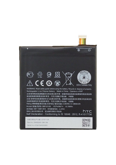 Htc Desire 728 B0Pjx100 Batarya Pil 2800 Mah