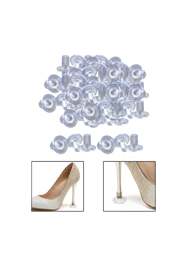 Suntek 50 Çift Yüksek Topuk Koruyucuları Düğün Çimlerde L Temizlemek Çok Renkli