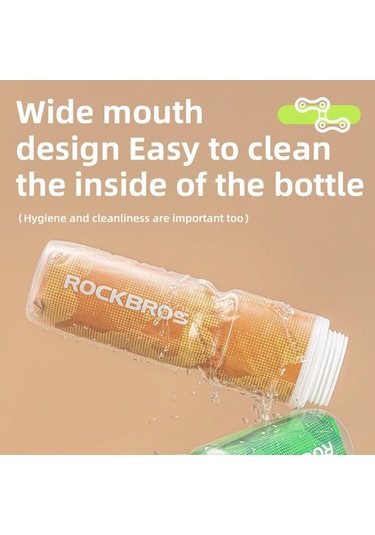 Rockbros Bt65-1 670Ml Pp5+Silikon Yalıtımlı Su Şişesi Bisiklet Sıkma Tipi Su Bardağı Bpa Içermez Fda Sertifikası Yok - Mor
