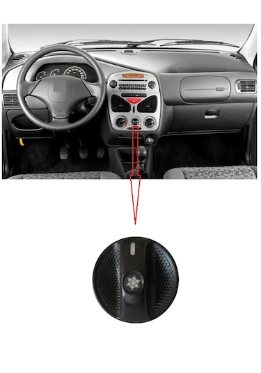 Palio Albea Kalorifer Kumanda Klima Düğmesi