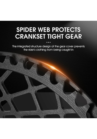 Ebitda West Biking Katlanır Bisiklet Alüminyum Alaşımlı Su Geçirmez Krank Takımı, Renk: 53t Siyah Siyah