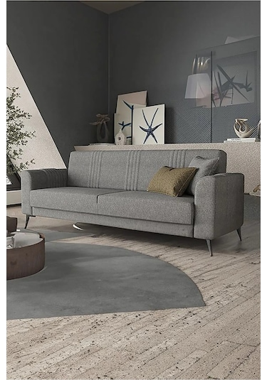 Mitra Üçlü Koltuk&kanepe - Gri