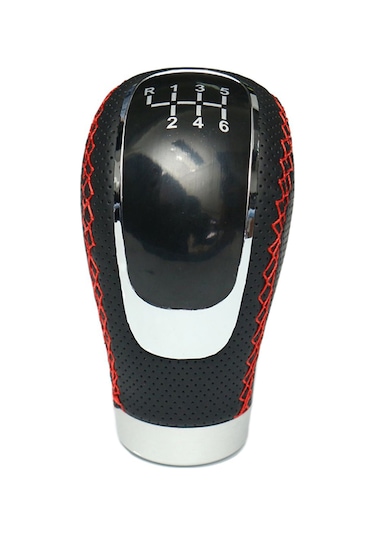 5 6 Hız Araba Manuel Vites Topuzu Değiştirme 8mm 10mm K9452 Siyah