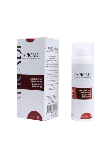 Capicade Leke Önleyici Krem SPF30 50 ML