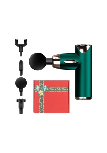 Fitness Fasyal Tabancası Profesyonel Kas Gevşeme Masajı Ev Akıllı Servikal Masaj Tabancası Fasya Tabancası Jf4jdp Açık Yeşil