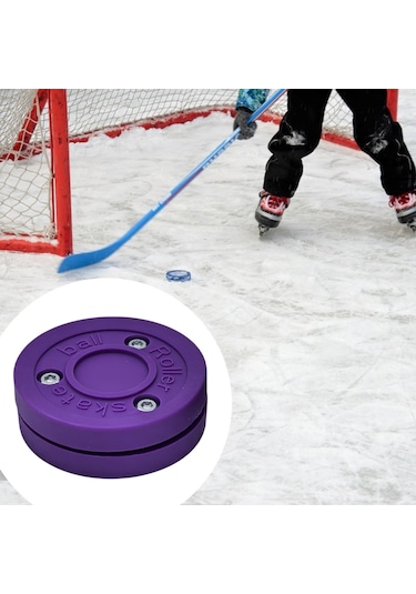 Homyl Roller Hokey Diski Uygulama Hediyesi Oyun Eğitimi Mor Mor
