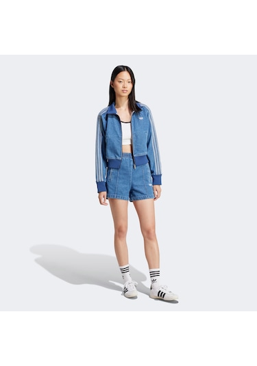 Adidas Denim Tt Kadın Mavi Ceket Jd2570 Lacivert