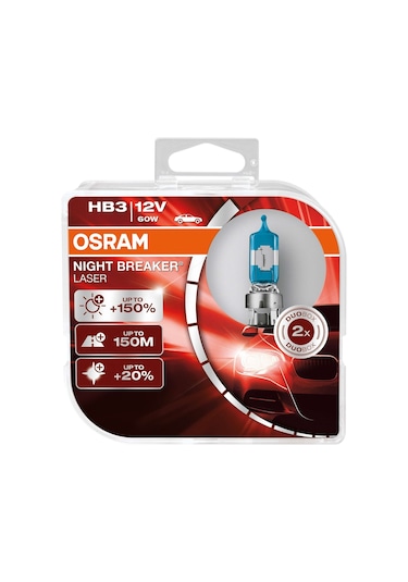Night Breaker Laser Ampul Hb3-9005 %150 Daha Fazla Işık