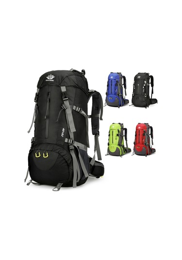 Vanaheımr-50l Yürüyüş Sırt Çantası Su Geçirmez Kamp Sırt Çantası,yeşil Yeşil